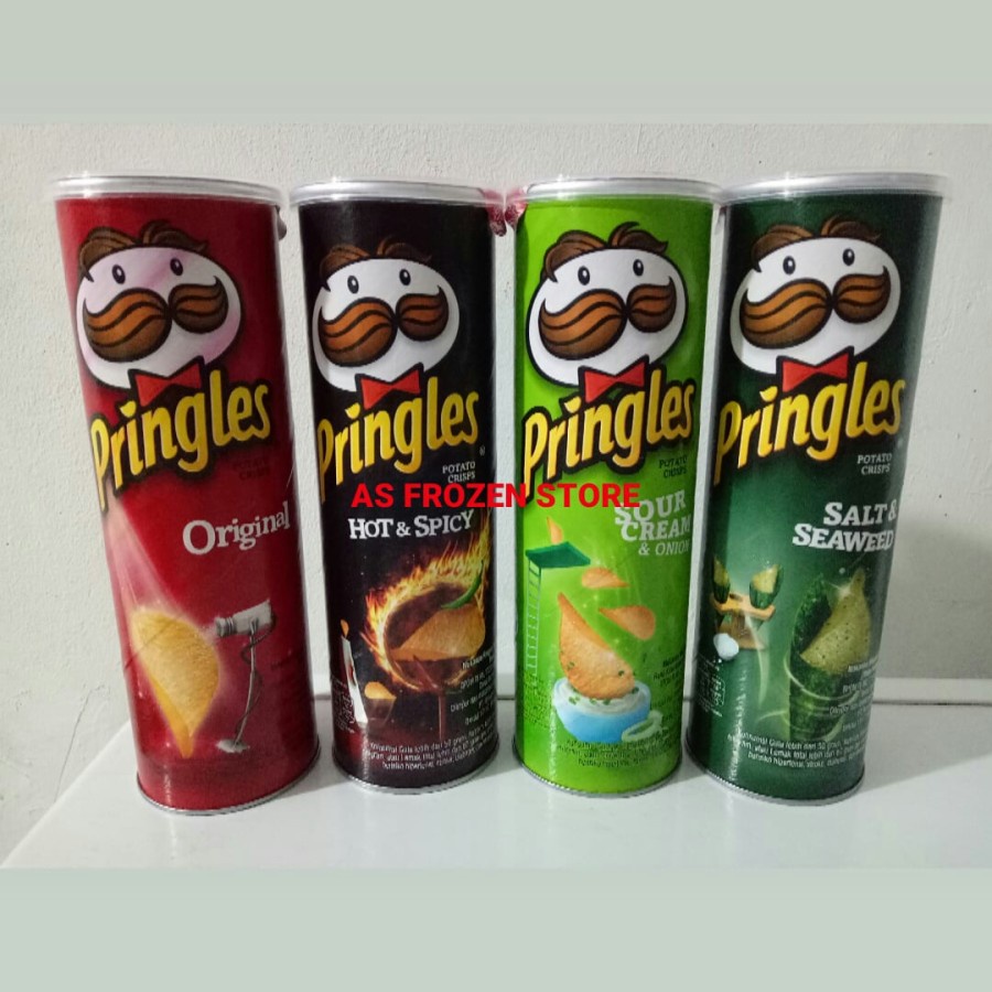 

Pringles All Variant 107gr / Pringles Keripik Kentang 107gr All Varian - Salt n Seaweed