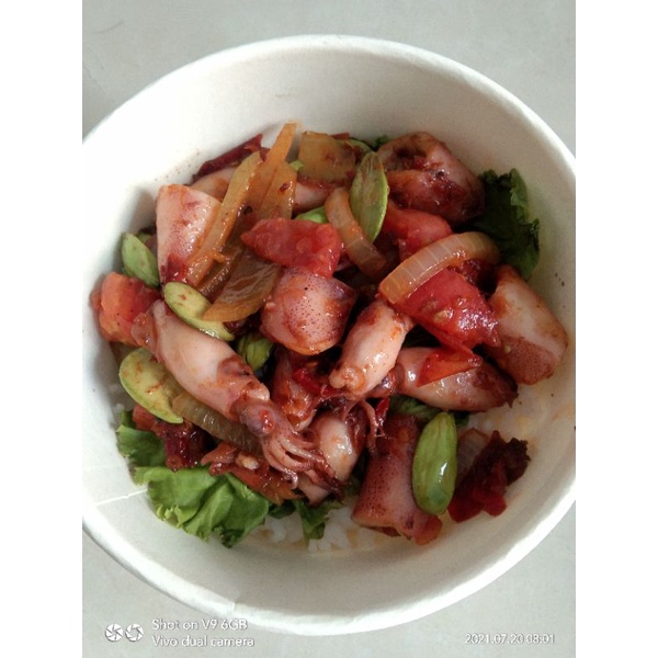 

Cumi sambel tomat.