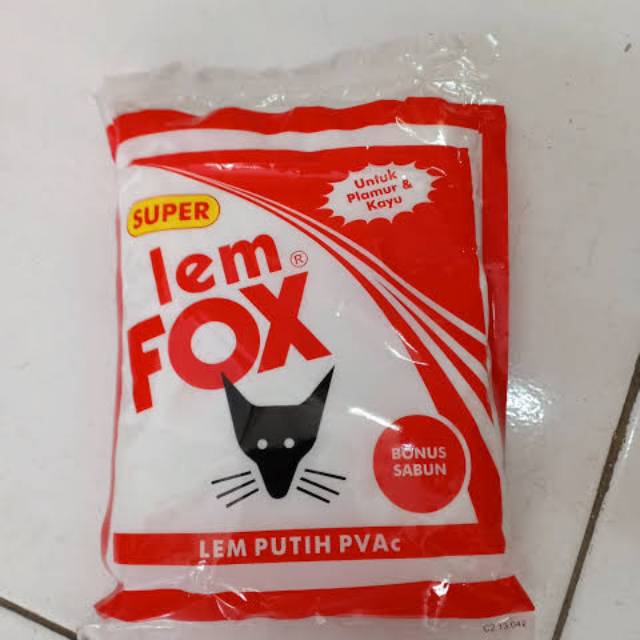 

Lem fox putih bantalan 350/400grm