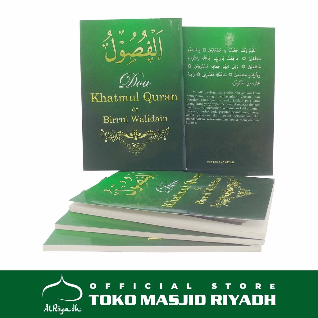 Buku Fushul Kecil Doa Khatmul Quran Birrul Walidain Husein Anis Alhabsyi Pustaka Zawiyah