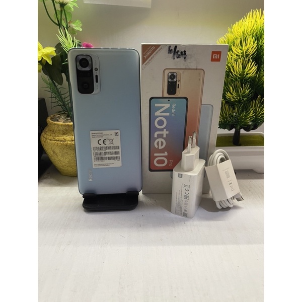 Jual xiaomi Redmi note 10 pro 6/64 b fullset original like new | Shopee ...