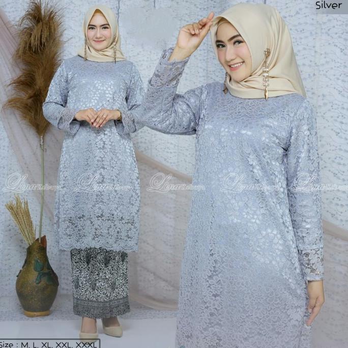 Atasan Kebaya Tunik Brokat LD 130~ Big Size Kebaya