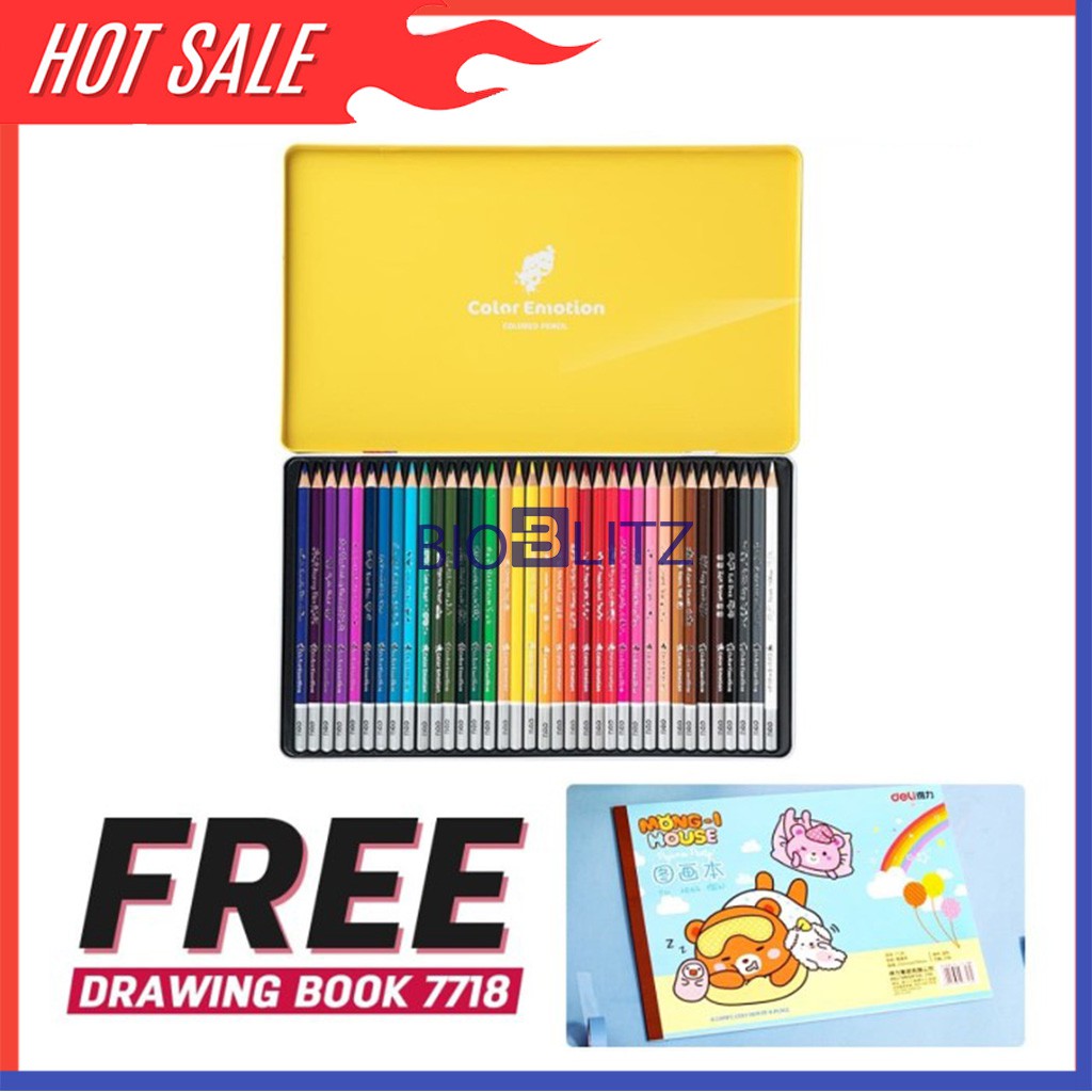 

Deli Pensil Warna / Colored Pencil 36 warna