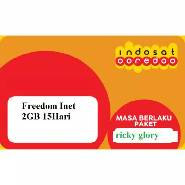 VOUCHER DATA INDOSAT 2GB / VOUCHER KUOTA INDOSAT 2GB