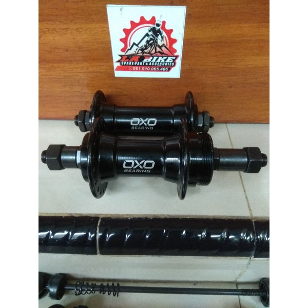 HUB FREEHUB OXO BEARING 36 HOLE DRAT / ULIR UNTUK REM CAKRAM / VBRAKE
