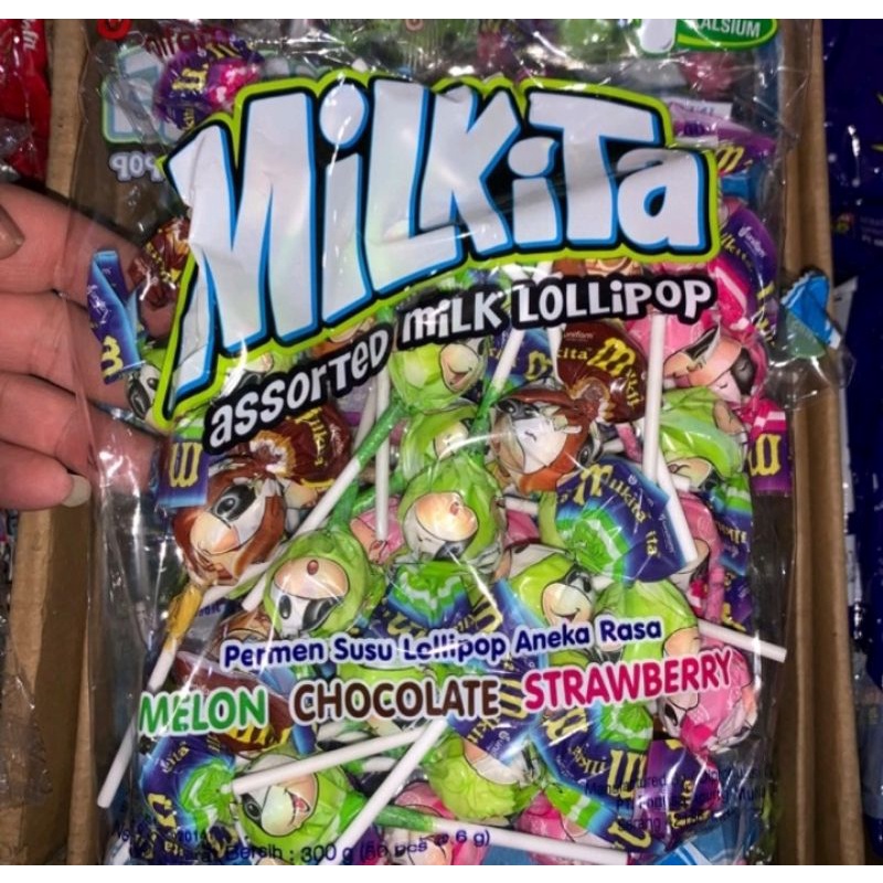 

FreeBubleWrap!!! Milkita Lolypop isi 50/36