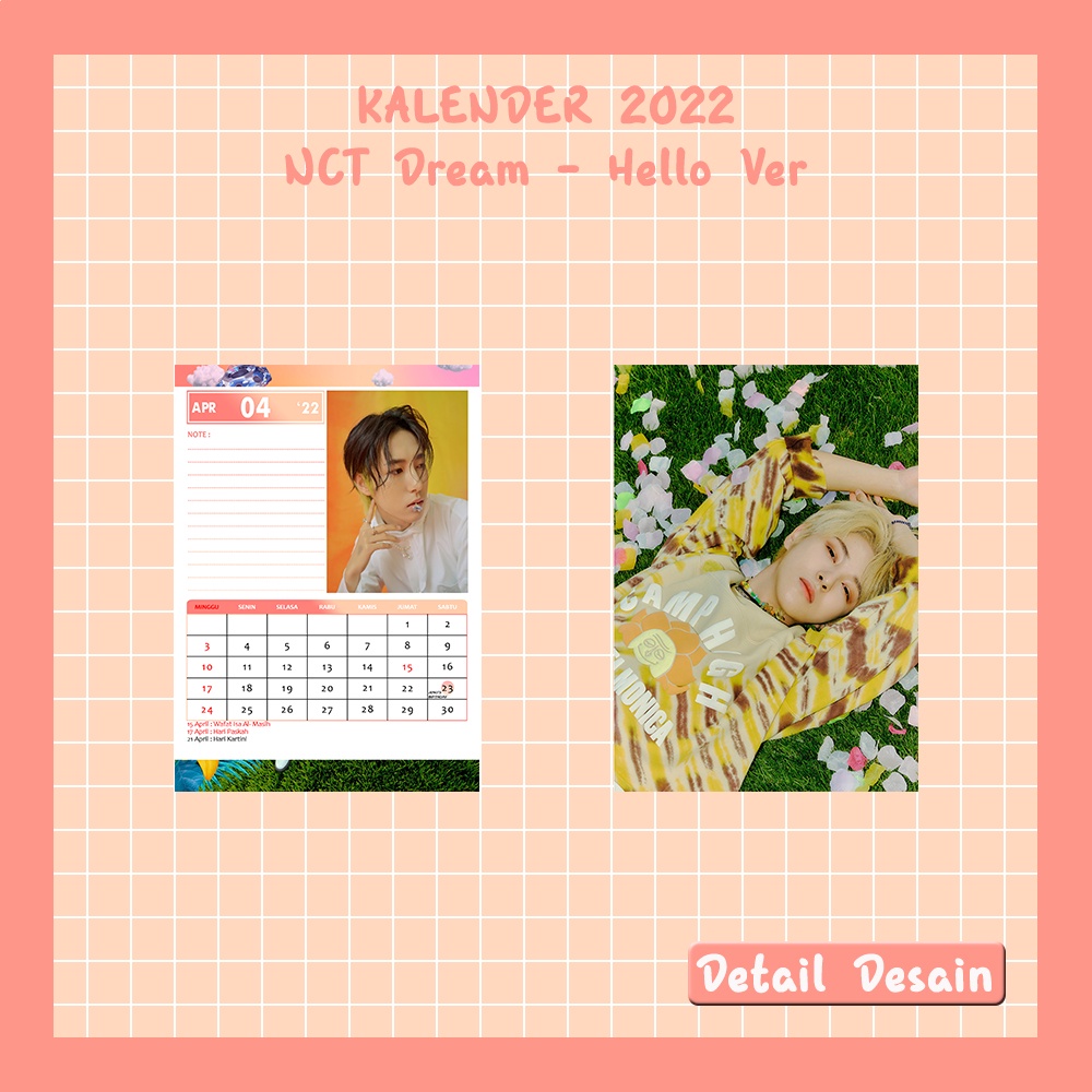 

P.O Kalender Meja 2022 | NCT Dream - Hello Future Edition