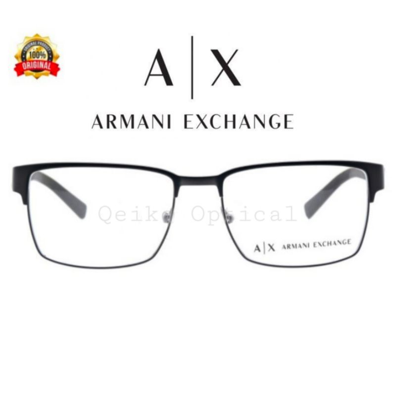 Frame Kacamata Pria Original Armani Exchange AX1019-6089 Titanium - Black