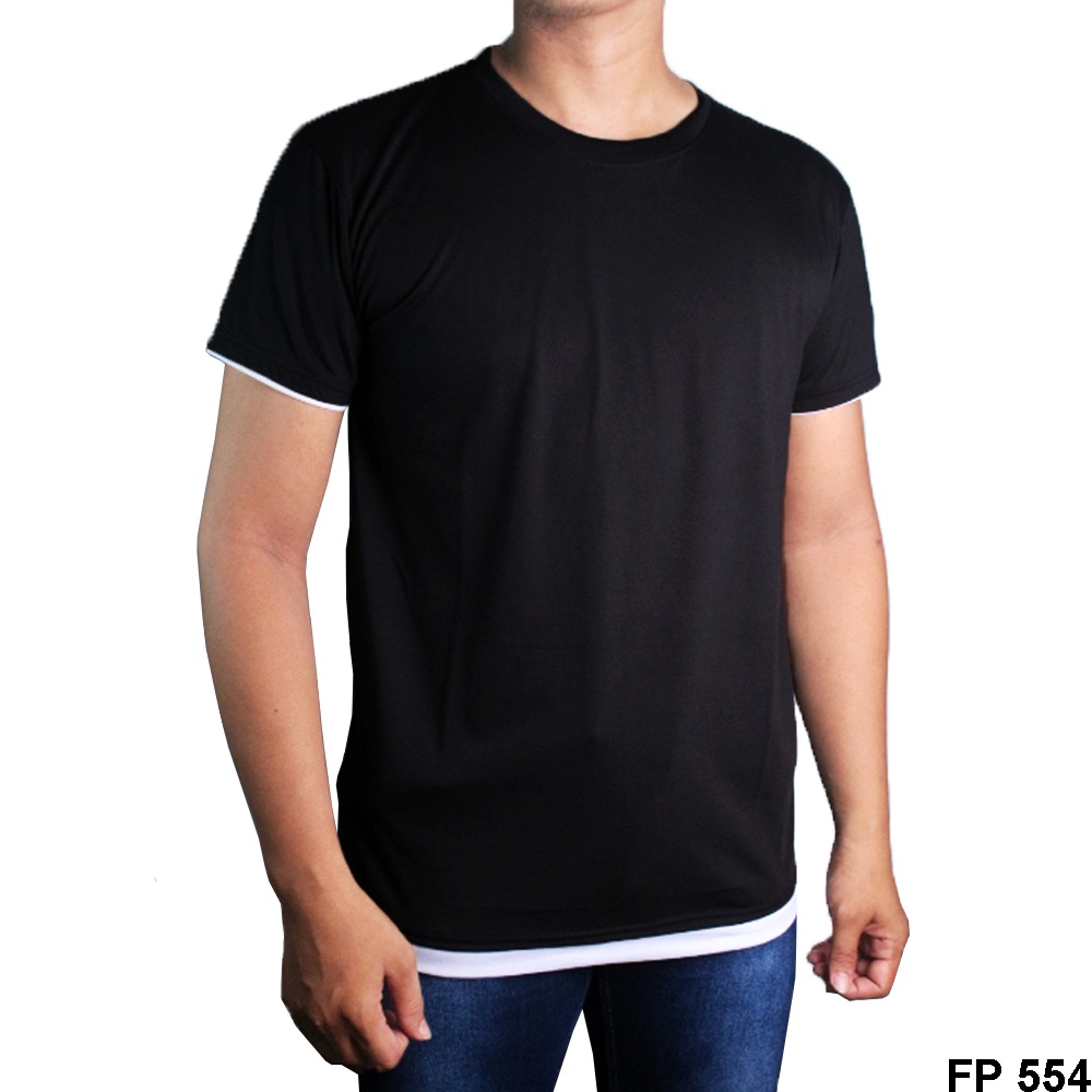 Kaos Polos Pria Oneck Lengan Pendek Katun