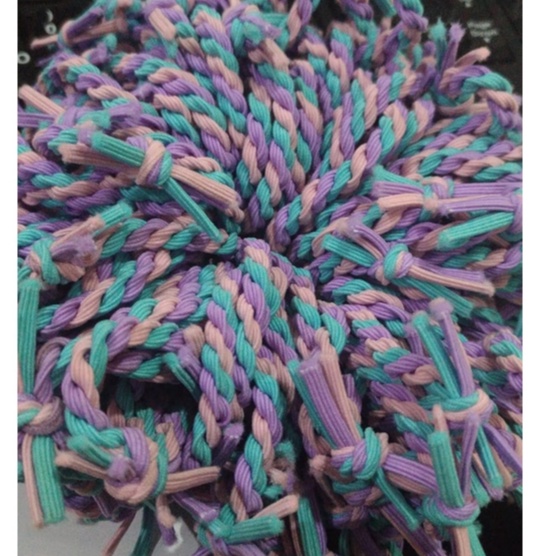 MURMURE.ID | IKAT RAMBUT JALIN POLOS KOREA KARET SIMPLE KUNCIR RAMBUT KEPANG TAMBANG HA106-COMBI TOSCA PURPLE