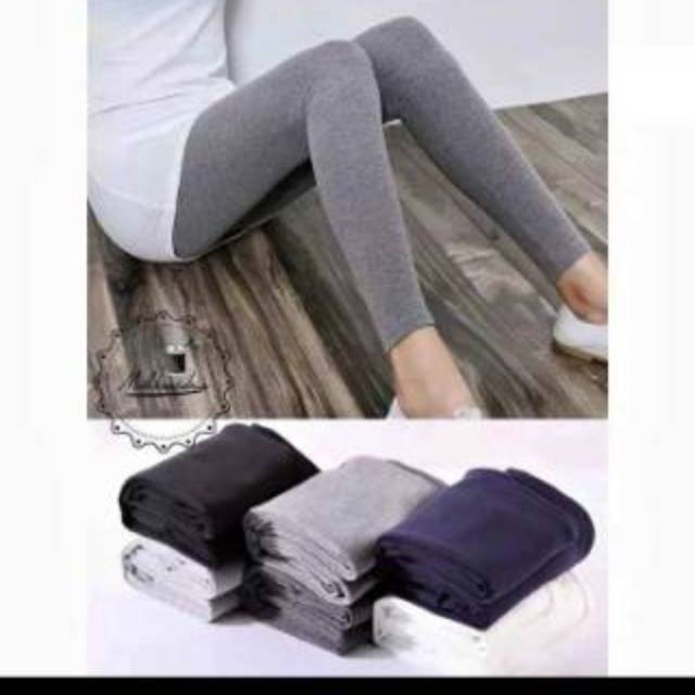 celana legging wanita bahan kaos standart