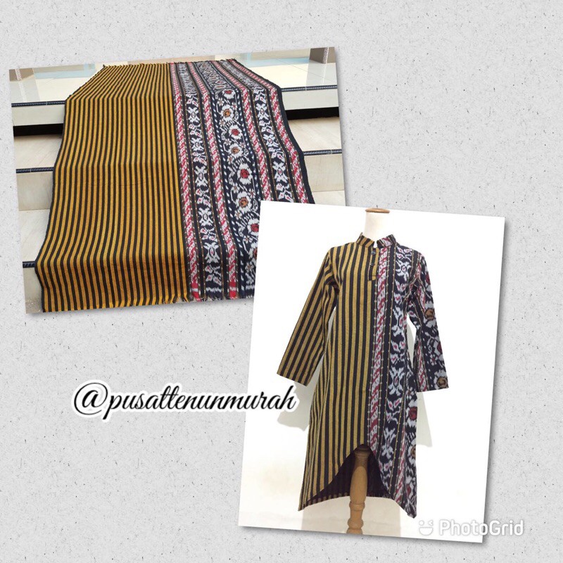 baju tenun tunik tenun lurik