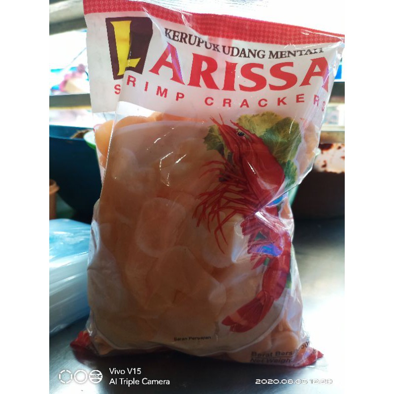 

Kerupuk udang Larissa,orange,coklat 500gr