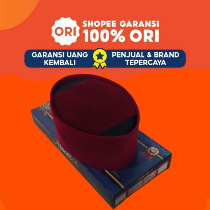 Peci Merah marun Peci betawi Peci Full ac tinggi 9