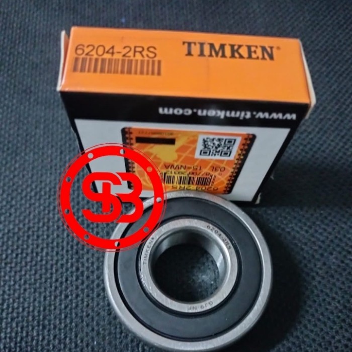 Bearing 6204 2RS / 6204 2RS C3 TIMKEN ORIGINAL