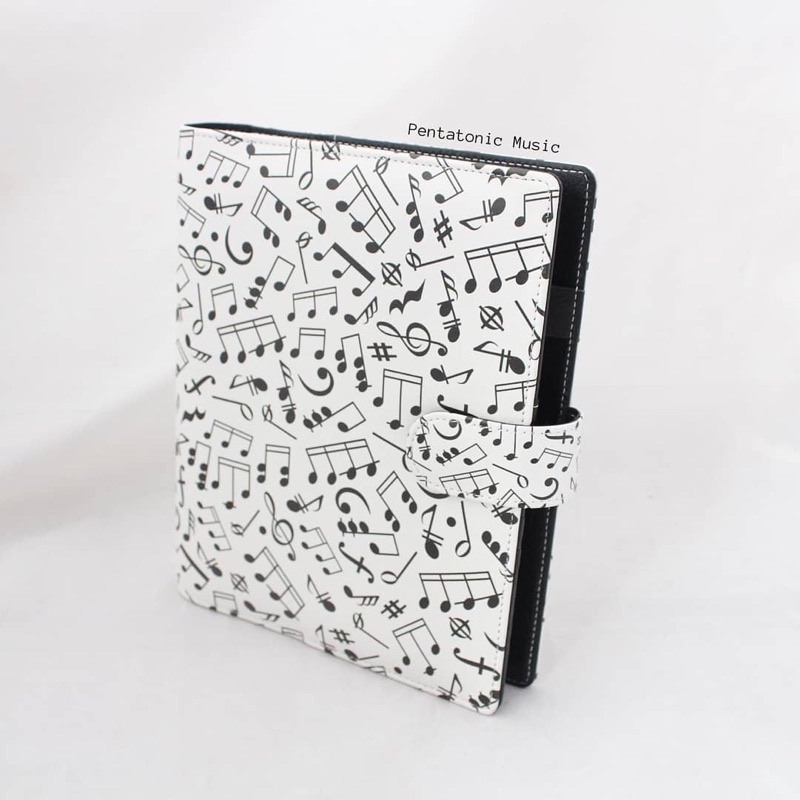 

Binder Musik White Music Ring Binder Stationery Music Gift Kado Hadiah