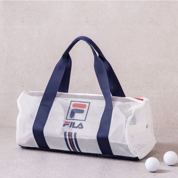 PRIA-TAS-AKSESORIS- MESH BAG FILA X STARBUCKS -AKSESORIS-TAS-PRIA.