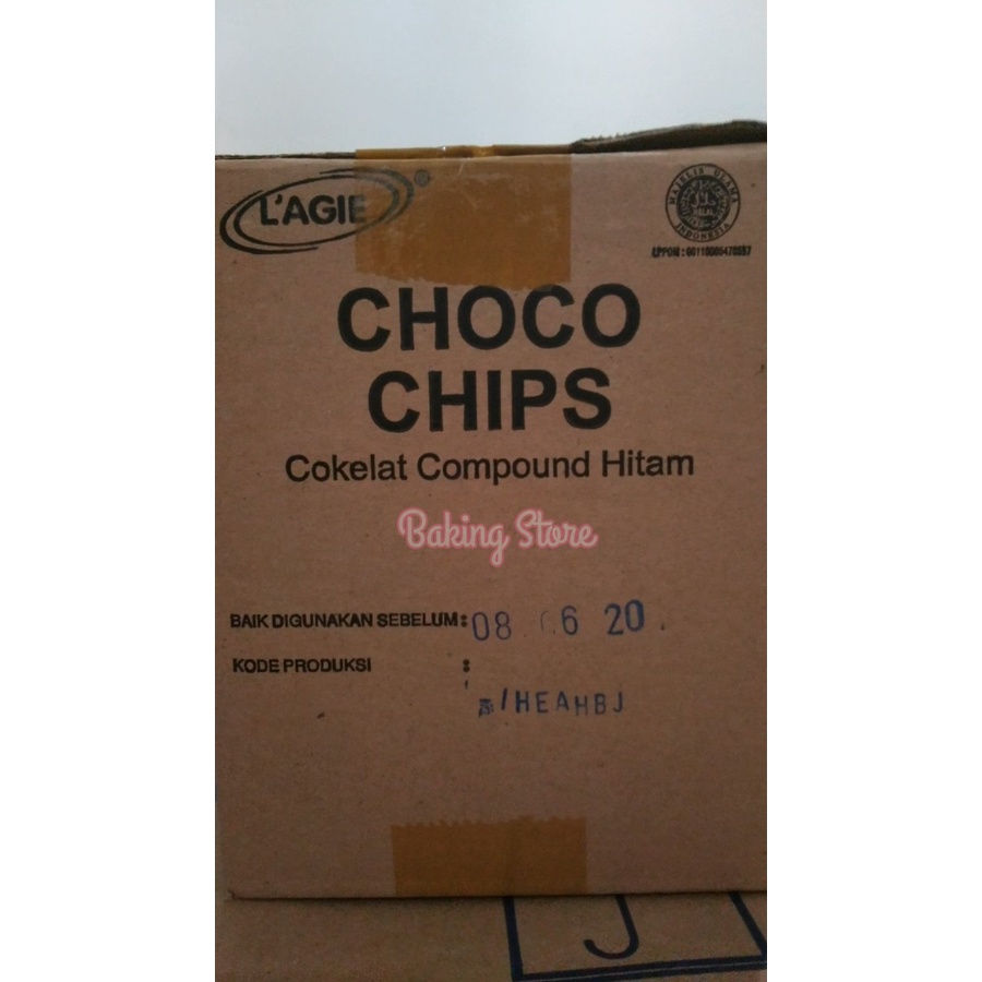 Chip Cokelat - Coklat Chocolate Chip Lagie Rep 250gr