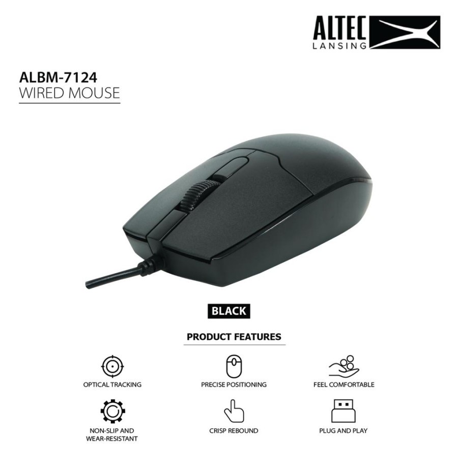 Mouse Altec Lansing ALBM-7124 Wired | Altec ALBM7124