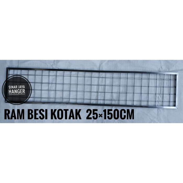 Ram gantungan aksesories &amp; tatakan manekin gawangan baju 25X150Cm