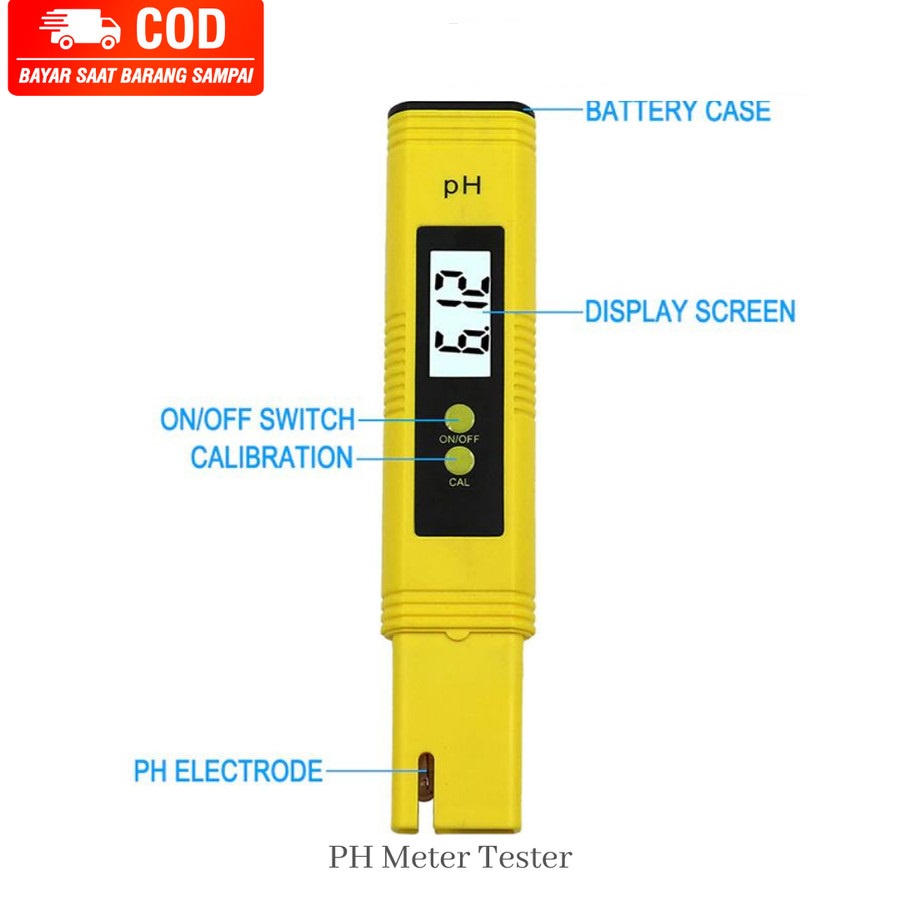 Ph Meter Alat Ukur Air Hidroponik Ph Air Keasaman Ph Meter Digital