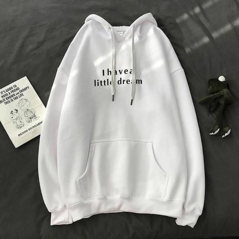 Jaket Sweater Hoodie Wanita Oversize Outerwear Pakaian Sweatshirt Korean Style Hudie Cewek I HAVE-3