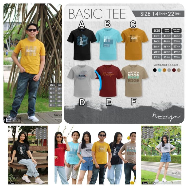 BAJU Atasan Novaga size Junior 14-22T