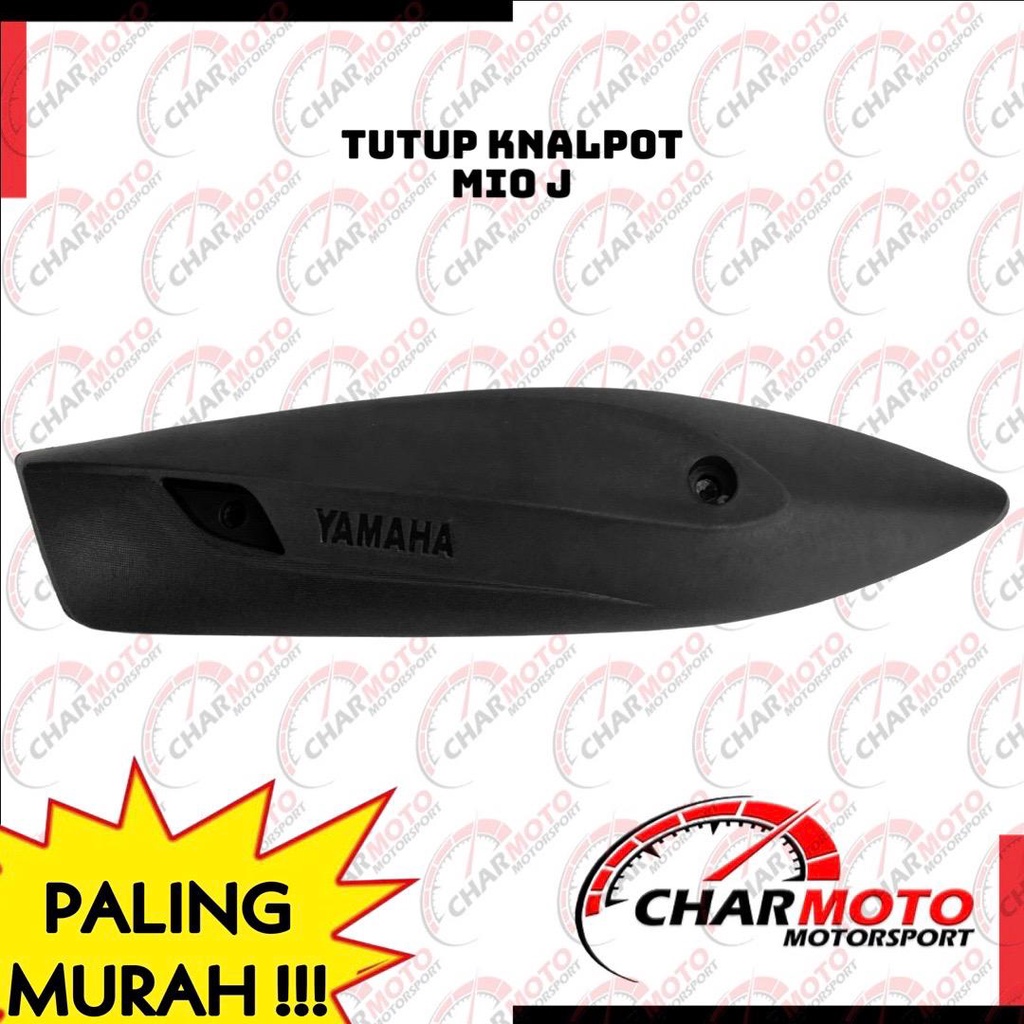 Cover Tutup Knalpot Premium Mio Variasi Sporty (Batman), Mio J, Mio Z 2017 / Mio M3 PNP - Charmoto