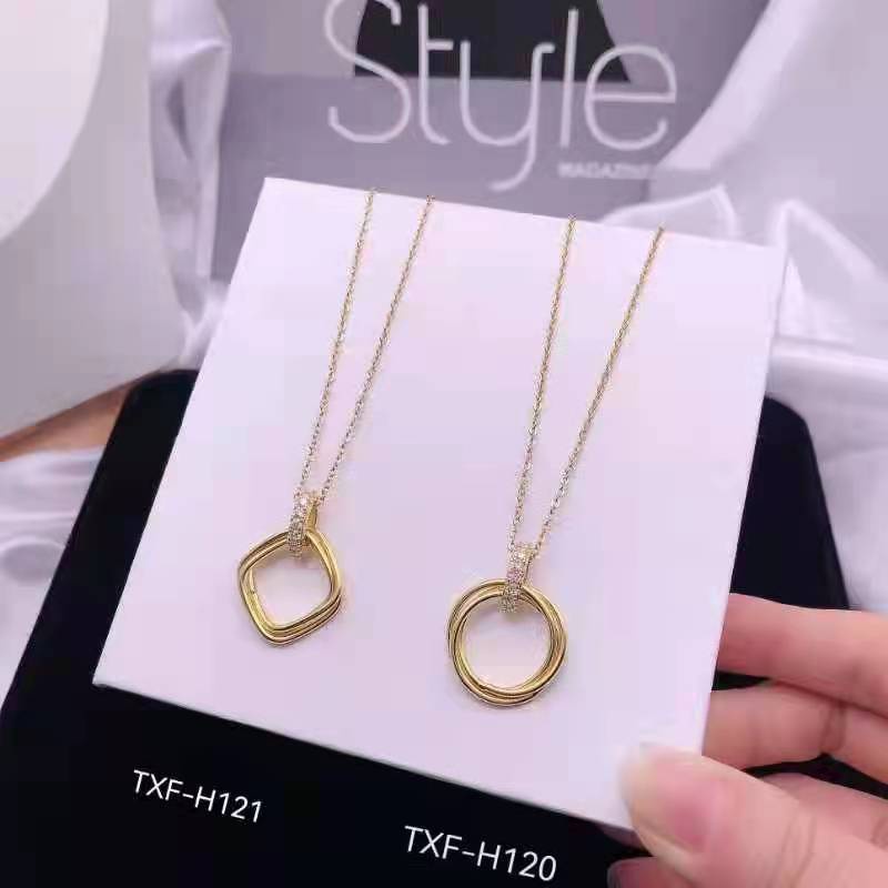 Kalung Titanium Terbaru Permata Perhiasan Fashion 120.121