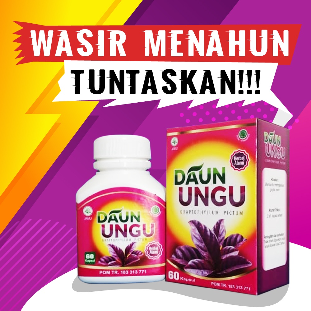 

Herbal Kapsul Daun Ungu Membantu Mengobati Wasir