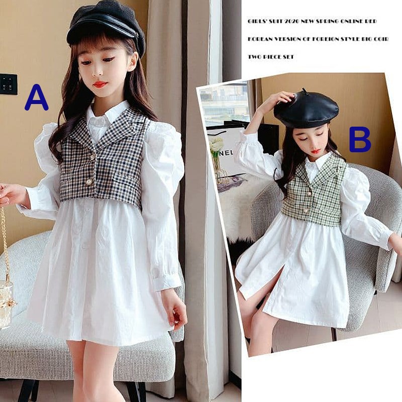 Dress Anak Perempuan Premium Executive Vest