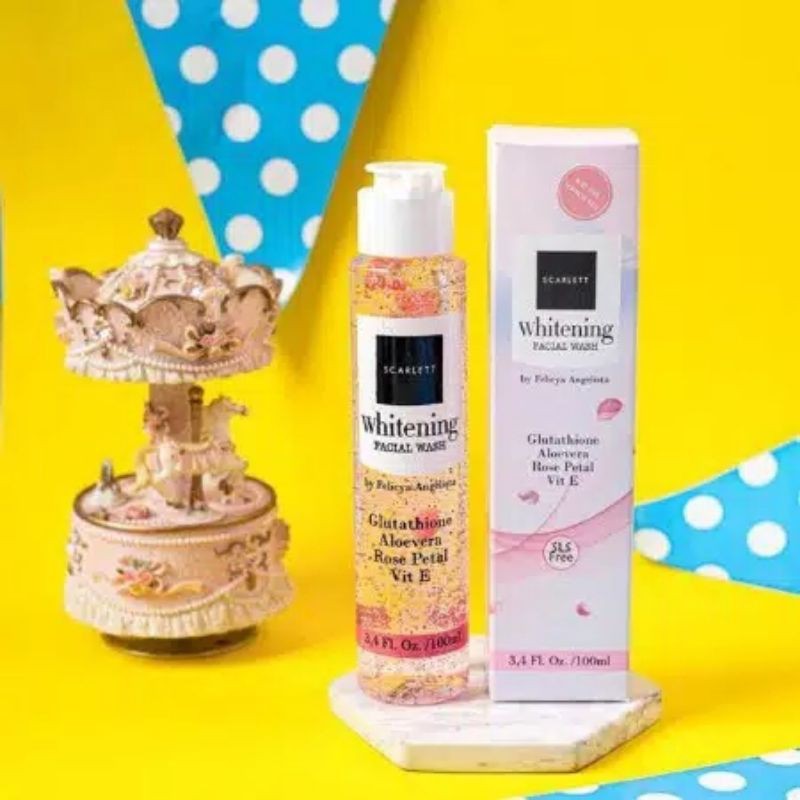 facial wash scarlet (sabun cuci muka)
