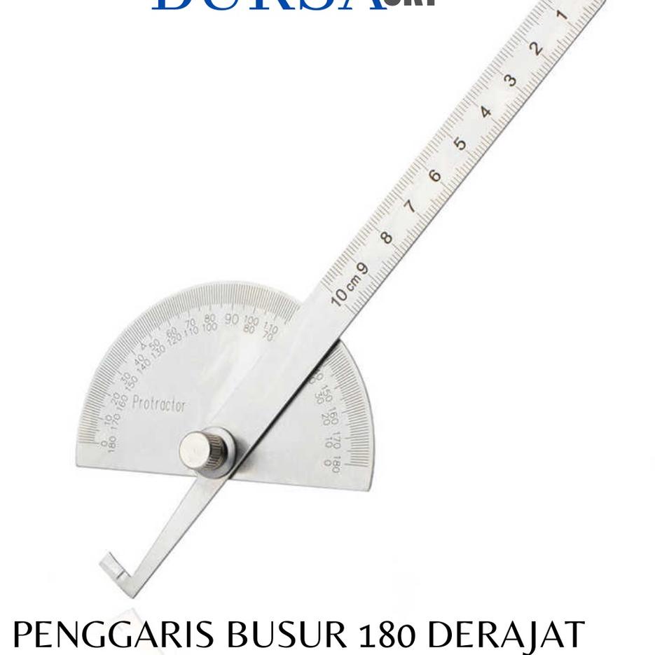 

New! PENGGARIS BUSUR 180 DERAJAT STAINLESS STEEL PENGUKUR SUDUT