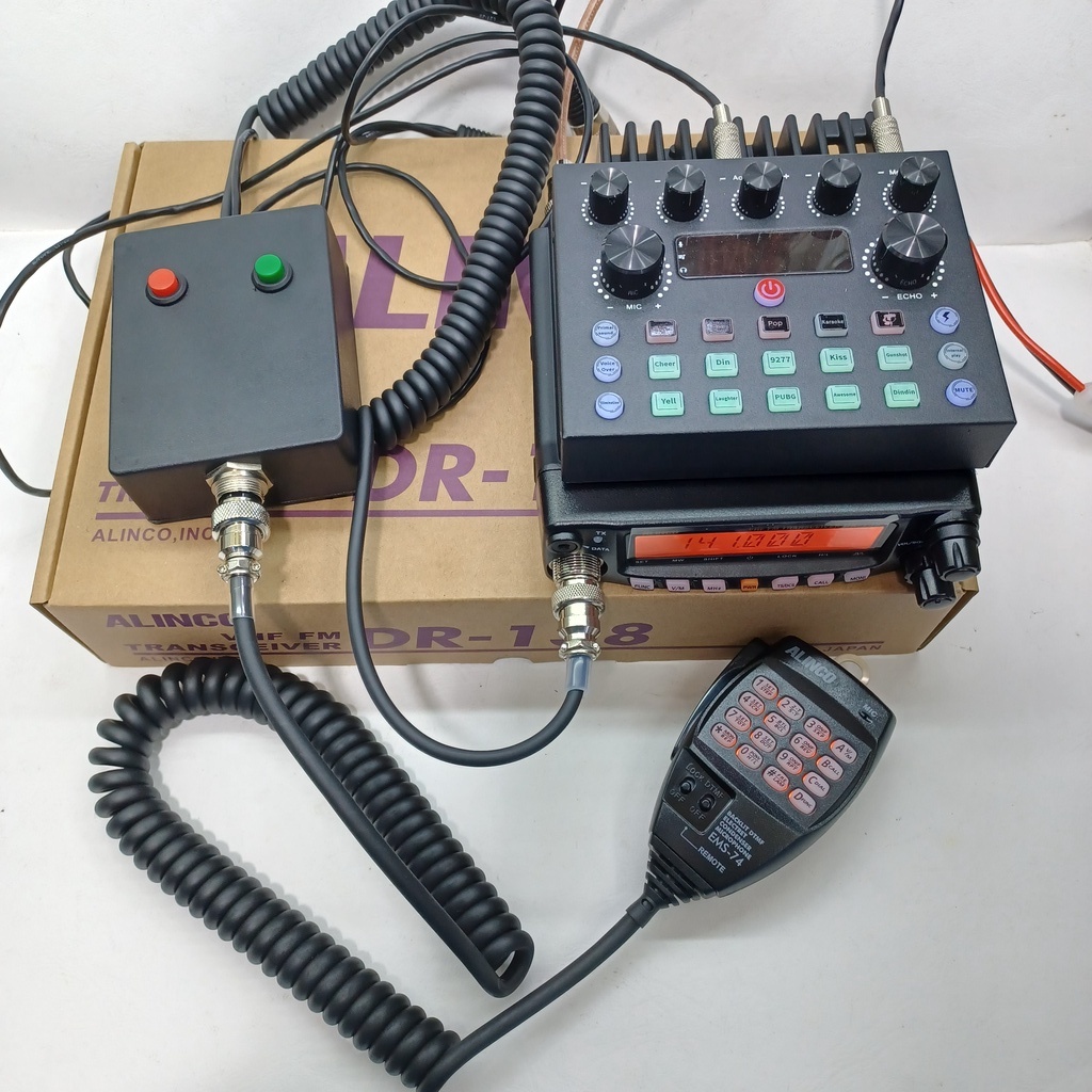 PTT SOUNDCARD V8 RIG ALINCO DR 138 TO MIXER