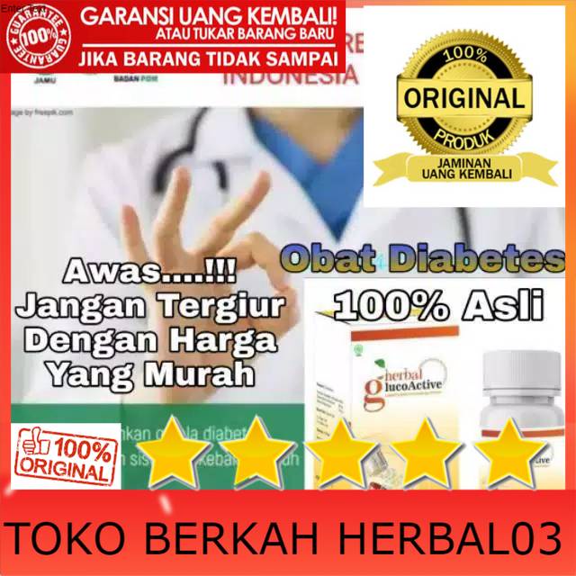 

100% ASLI GLUCOACTIVE Asli Herbal Glucoavtive Obat Diabetes Kencing Manis Asli Original