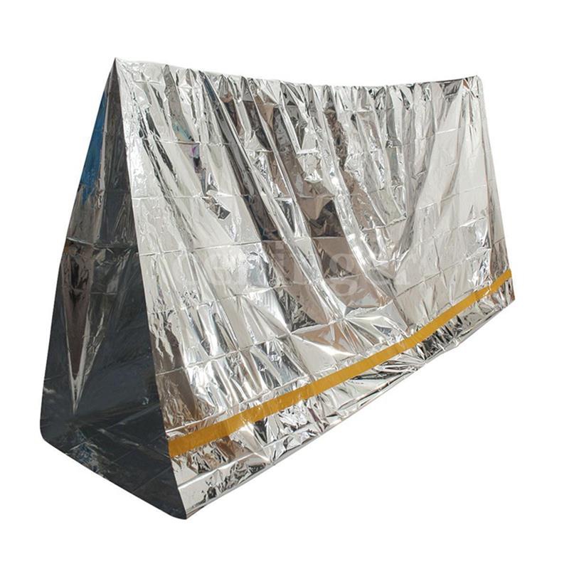 Kantung Tidur Darurat Bahan foil Tahan Air Ukuran 130x210cm