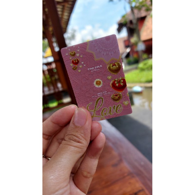 Minigold gift series 0.1 birthday, wedding, bfu,love