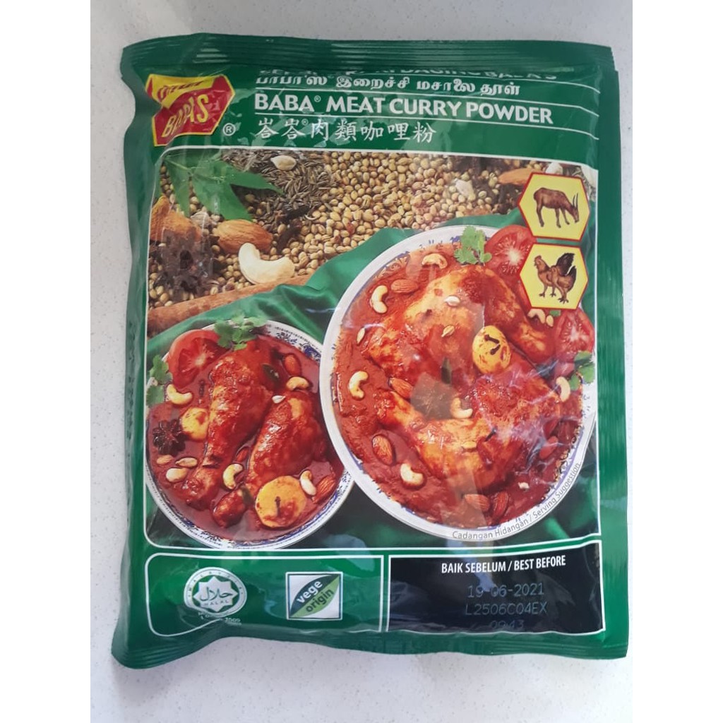 

Bumbu Serbuk Kari Daging Babas / Baba Meat Curry Powder