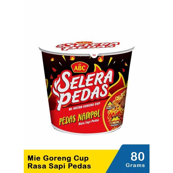 

Abc Mie Goreng Selera Pedas Nampol Sapi Pedas 80G