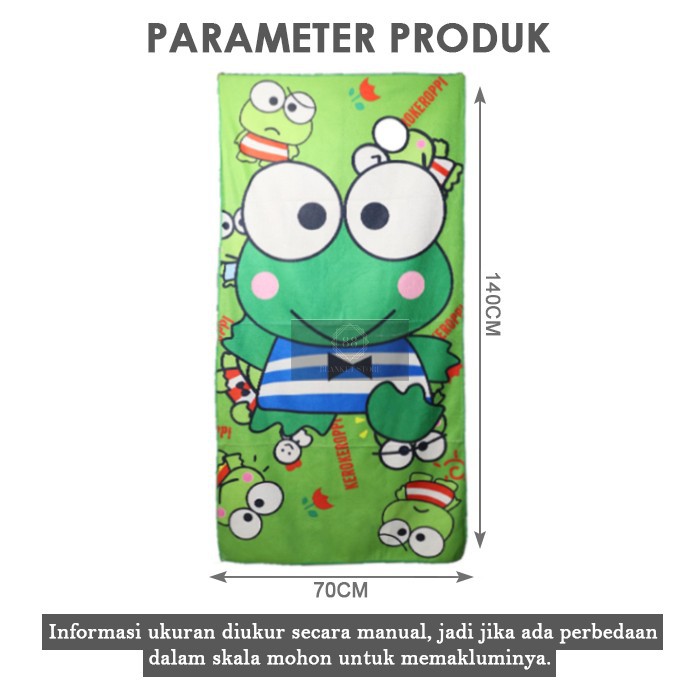 Handuk Mandi Anak Microfiber Ukuran 70x140cm Jumbo Motif Karakter Lucu Bahan Halus Lembut Perlengkapan Mandi Import - H2 - 88_Blanketstore