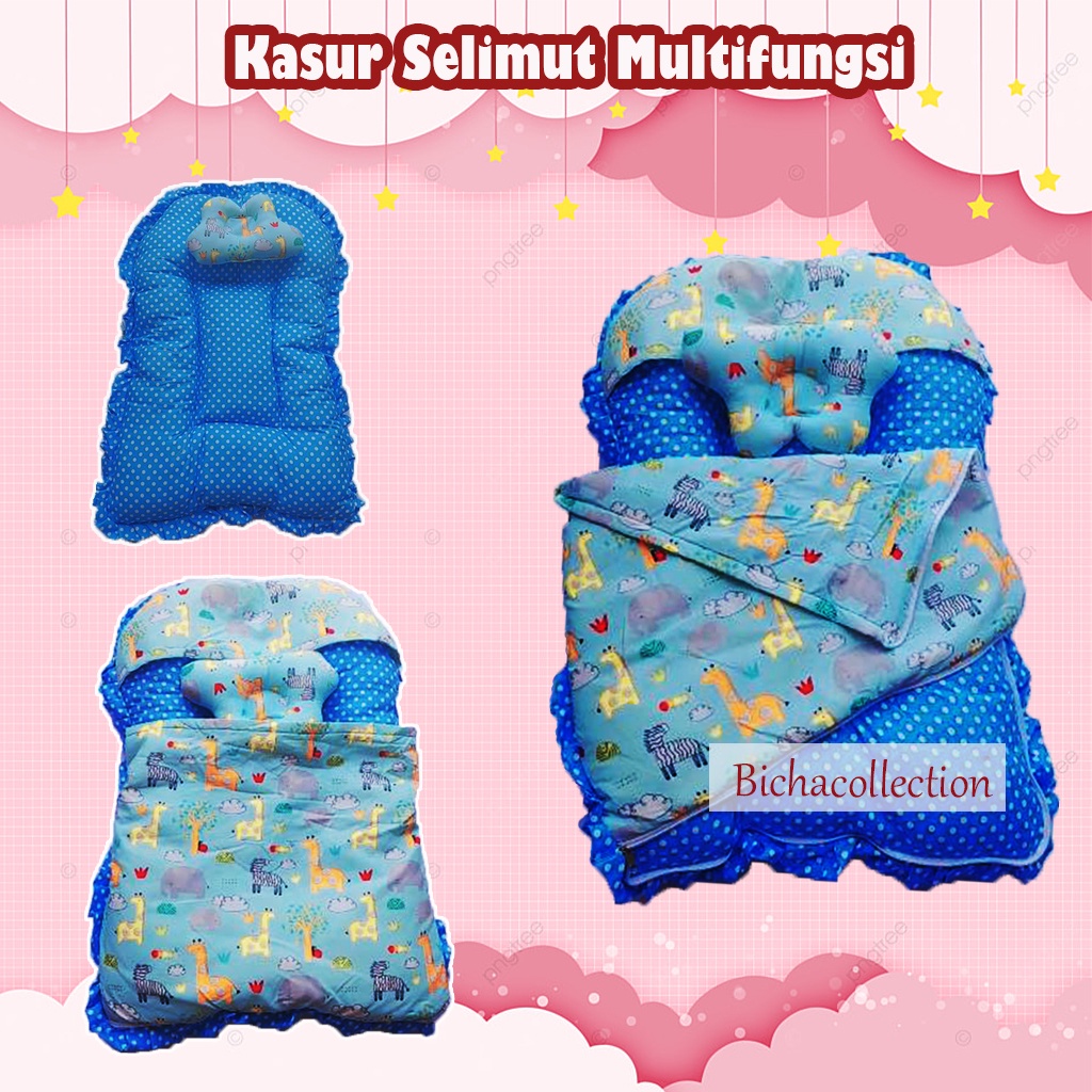 KASUR BAYI SELIMUT BAYI TOPI SLEEPING BAG RESLETING KASUR BAYI TERMURAH