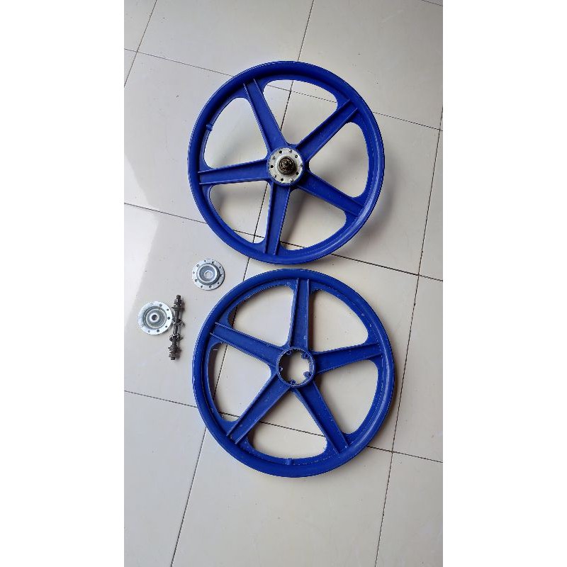 Velg Palang Plastik Bmx Seli Minion Merek Jaguar Ukuran 20