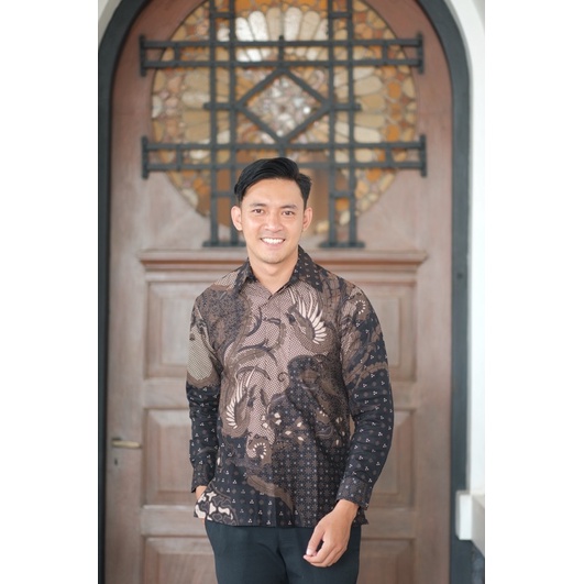 sarah blouse series couple ( brownie )-Kemeja (MRK)
