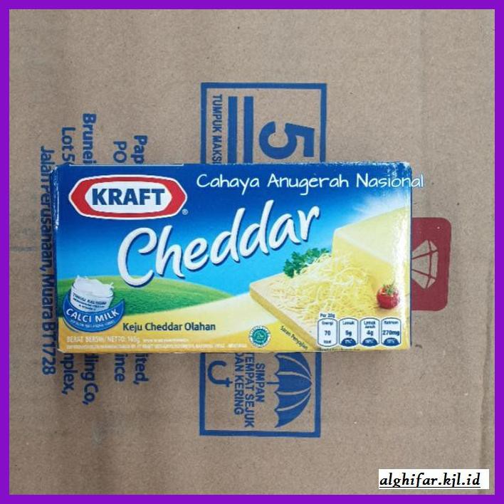 

Ujekujek- Kraft Cheddar Keju 165 Gram -Original.