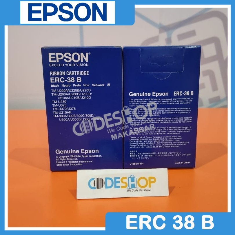 Jual Cartridge Pita Ribbon Printer Kasir Epson Tmu Erc B Black Ori Shopee Indonesia