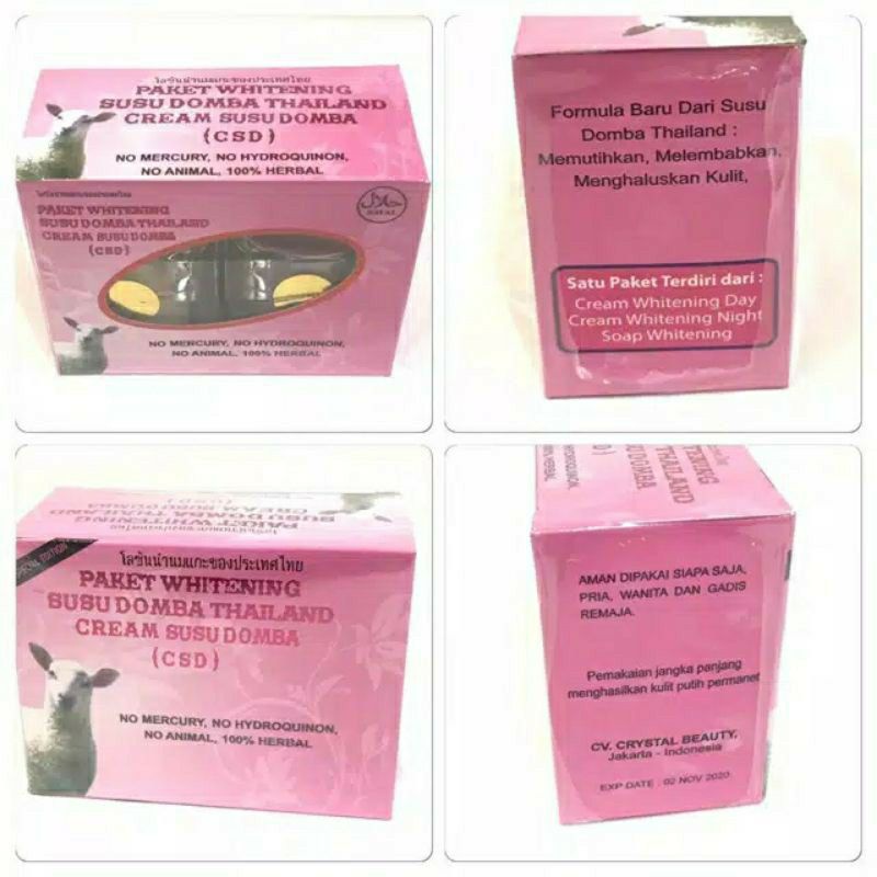 Cream Susu domba ori Thailand Hologram