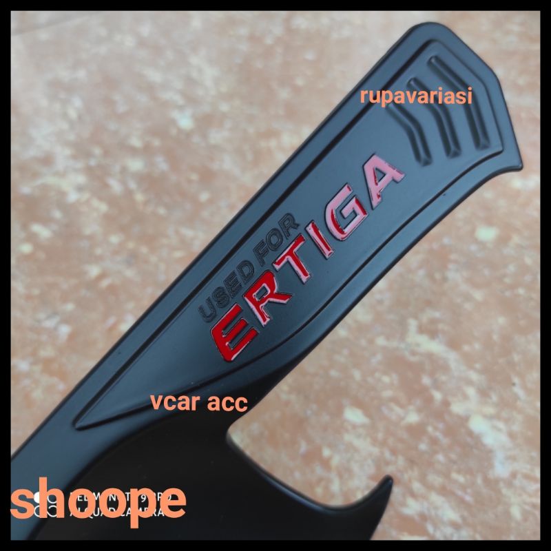 Outer / mangkok handle PINTU SUZUKI All new Ertiga 2018 2019 2020 2021 hitam doff tempel plastik abs