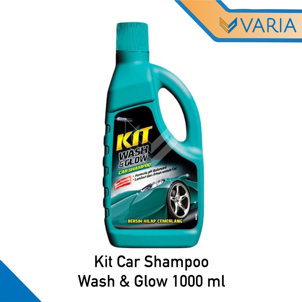 Kit Car Shampoo Cuci Motor Mobil Wash &amp; Glow Bottle 1000 ml 1 L