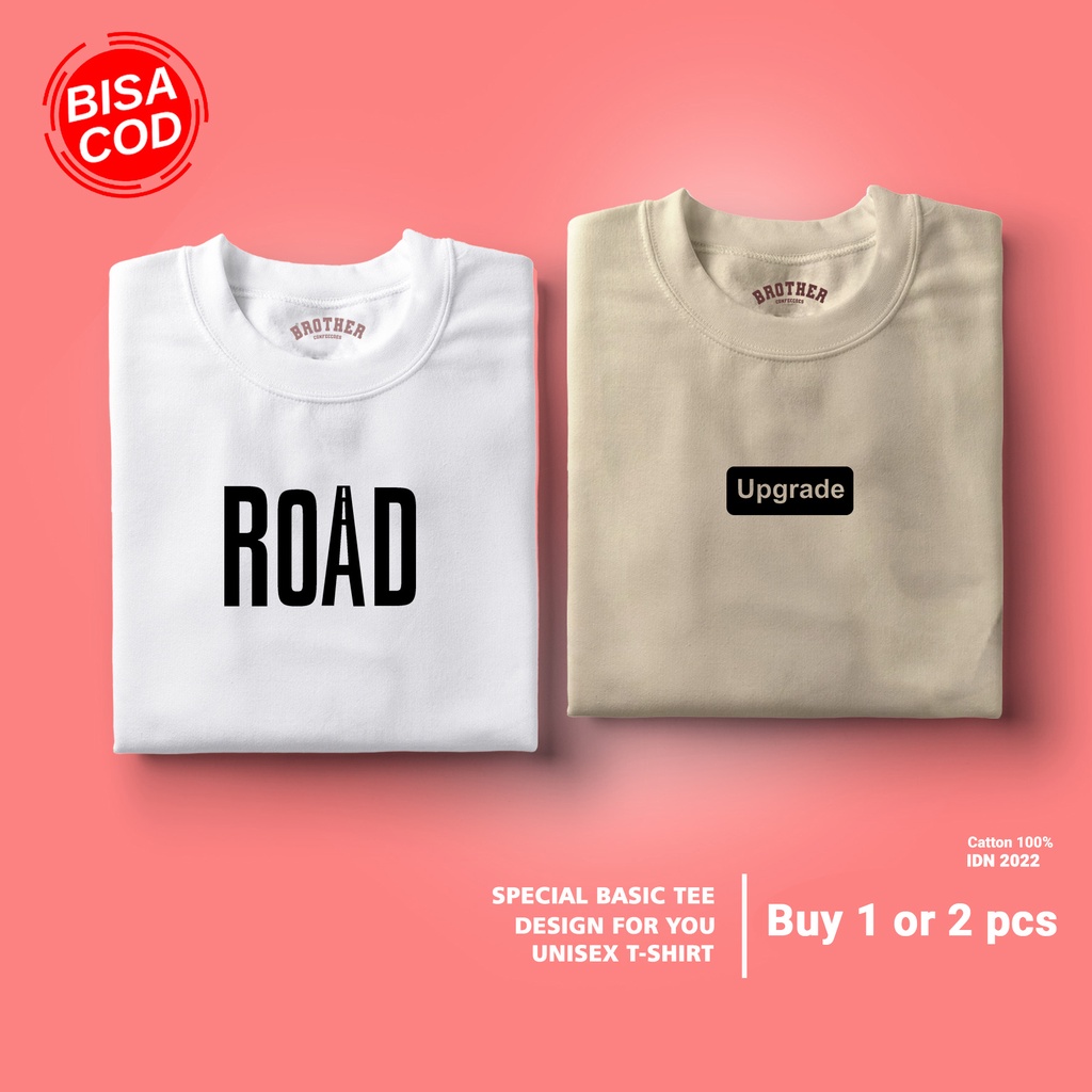 ( PROMO COD ) BROTHER STORE / Kaos Distro Pria Cewek cowok / Kaos Distro100% Catoon Combed 30s /ArticelCRPU