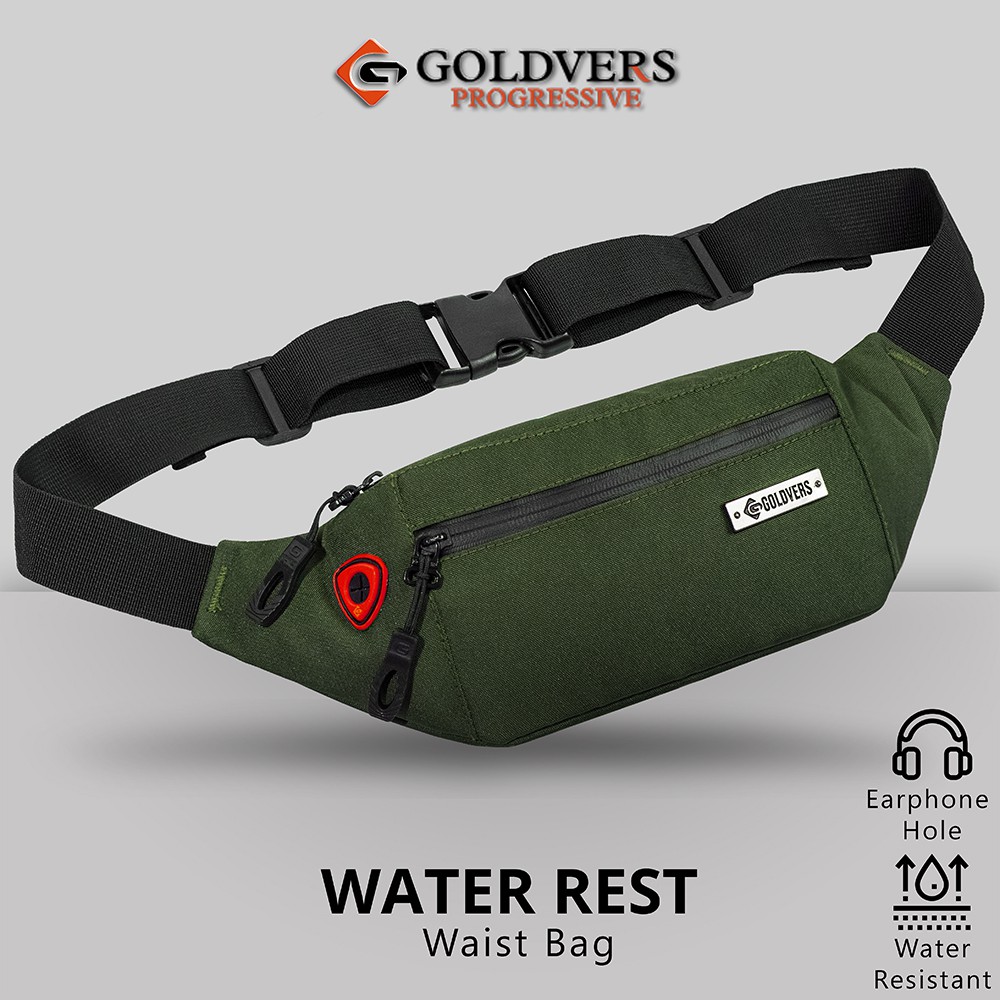 Tas Selempang Pria Waistbag Pria Waterproof Tas Pinggang Pria dan Wanita Casual Style Outdoor - DISTRIBUTORTAS